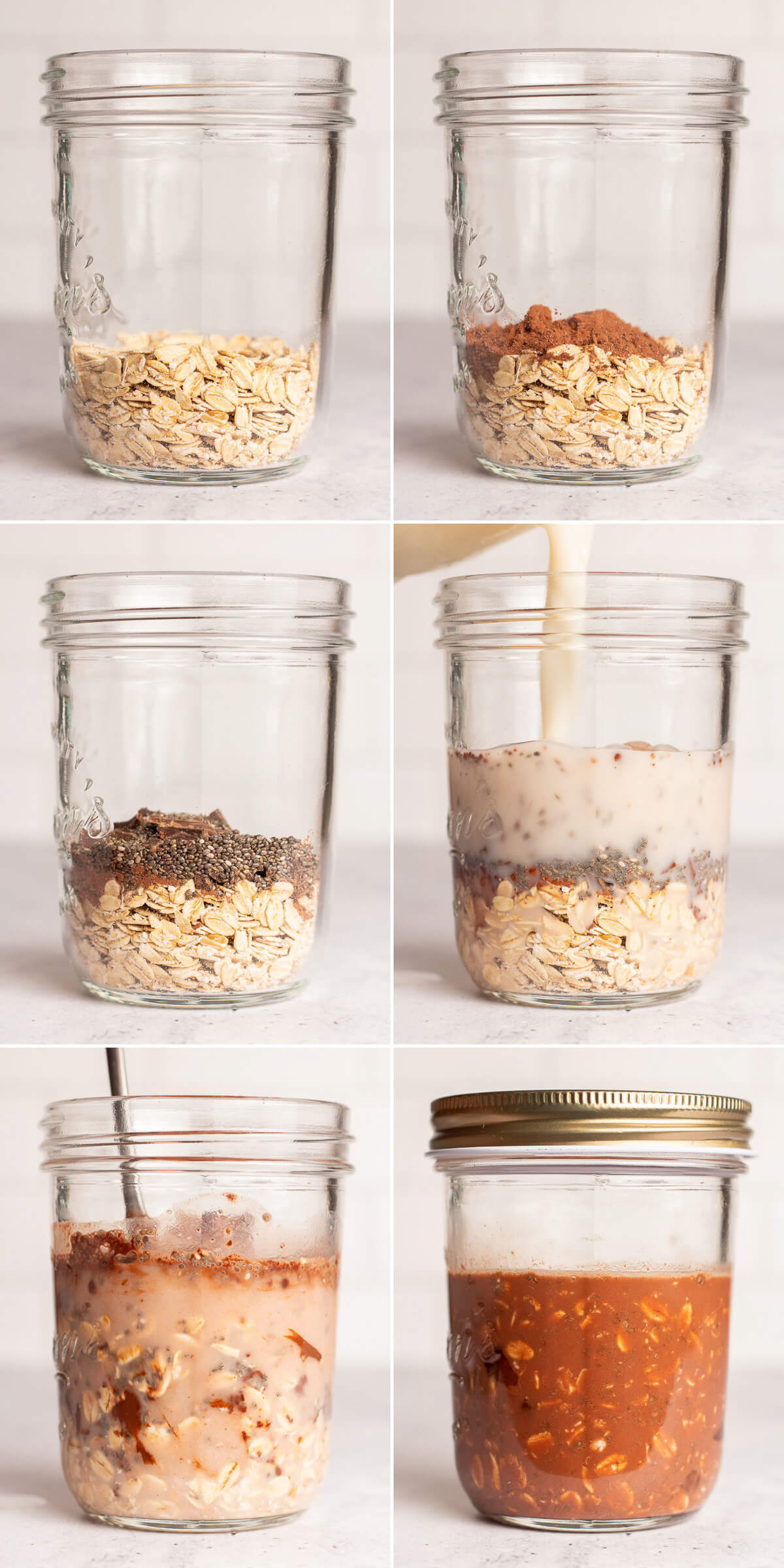 how to make chocolate overnight oats