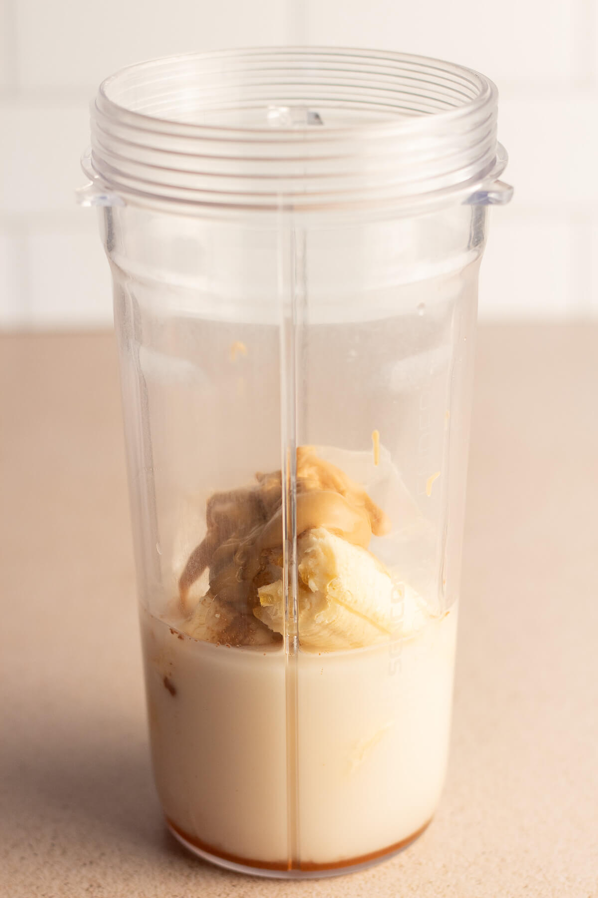 ingredients in a blender
