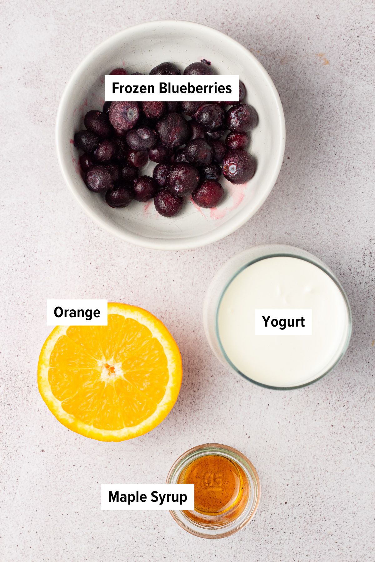 blueberry yogurt smoothie ingredients