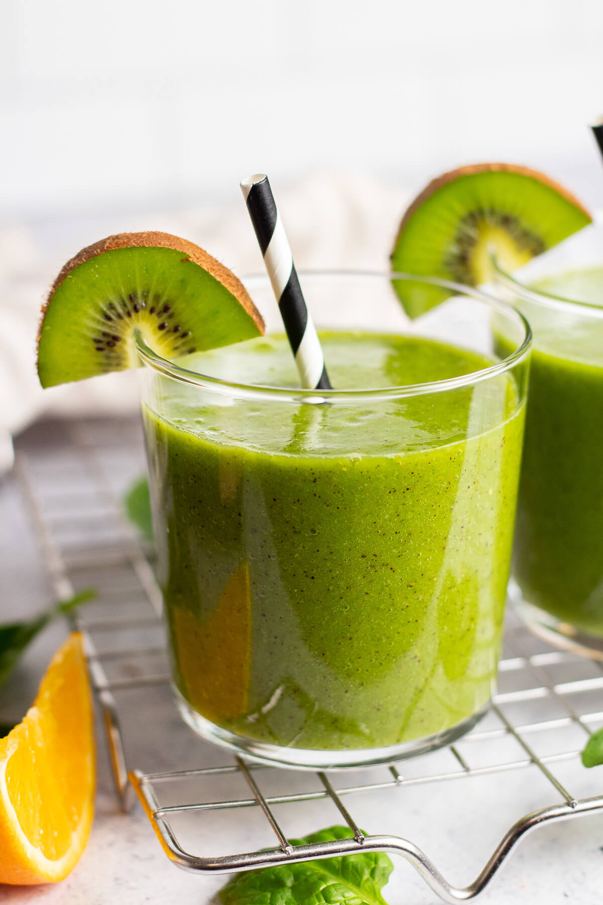 kiwi spinach smoothie
